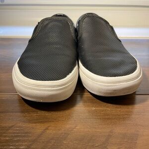 Vans Black and White Slip-On Women's shoes